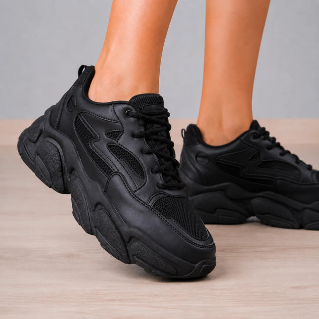Zapatillas Urbanas Mujer San Roman - Negro