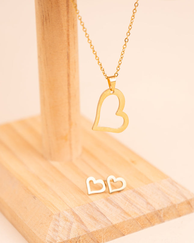 Set Collar Corazon 5 - Tienda Nébula