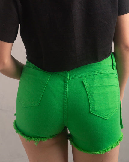 Short Melody - Verde Perico - Tienda Nébula