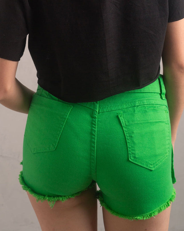 Short Melody - Verde Perico - Tienda Nébula