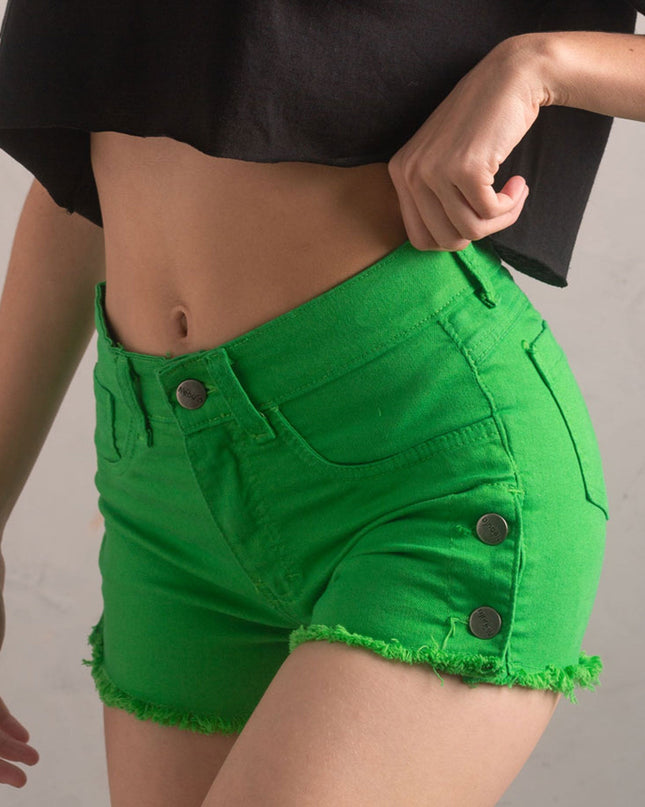 Short Melody - Verde Perico - Tienda Nébula