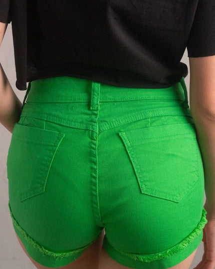 Short Vanila - Verde Perico - Tienda Nébula