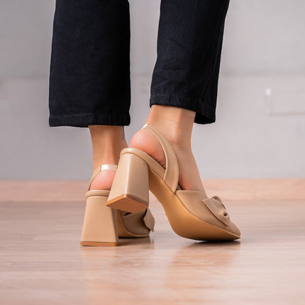 Stilettos Estroncia - Beige - Tienda Nébula