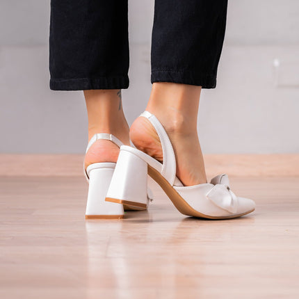 Stilettos Estroncia - Blanco - Tienda Nébula