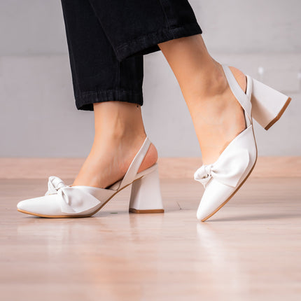 Stilettos Estroncia - Blanco - Tienda Nébula