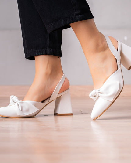 Stilettos Estroncia - Blanco - Tienda Nébula