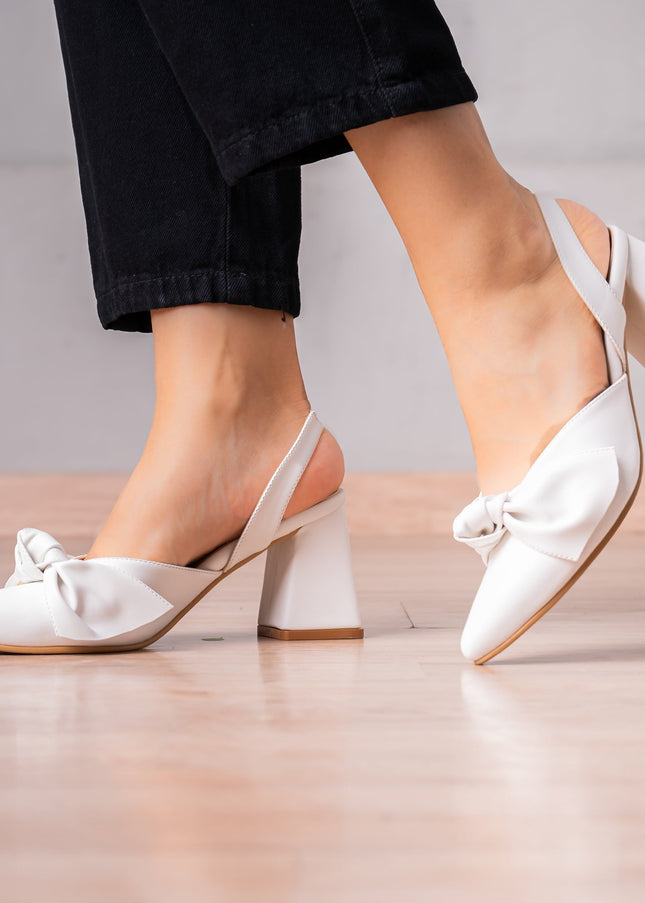 Stilettos Estroncia - Blanco - Tienda Nébula