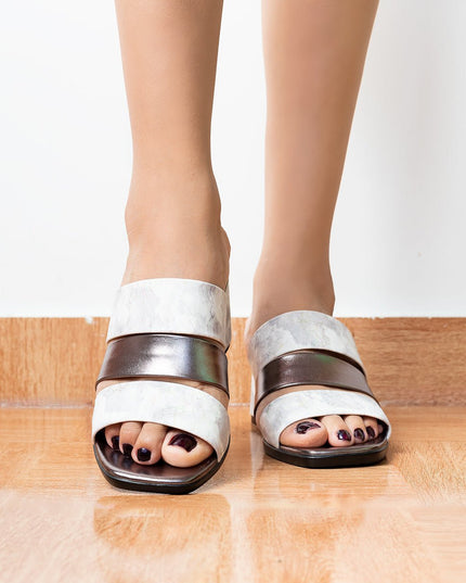 Stilettos Janna - Plateado - Tienda Nébula