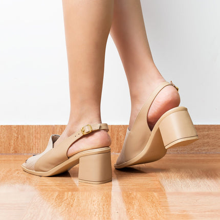 Stilettos Mili - Beige - Tienda Nébula