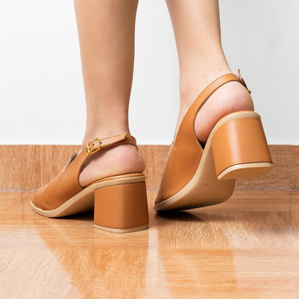Stilettos Mili - Camel - Tienda Nébula