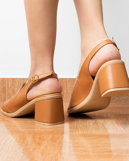 Stilettos Mili - Camel - Tienda Nébula