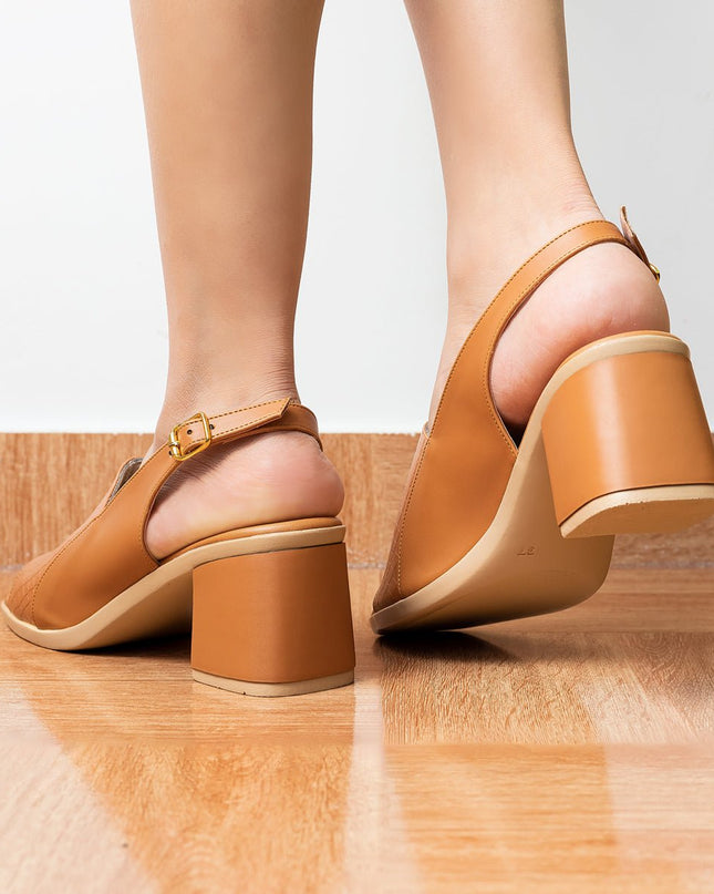 Stilettos Mili - Camel - Tienda Nébula