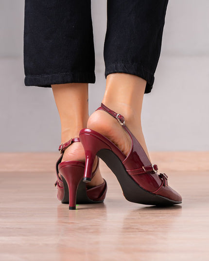 Stilettos Numariah - Vino - Tienda Nébula