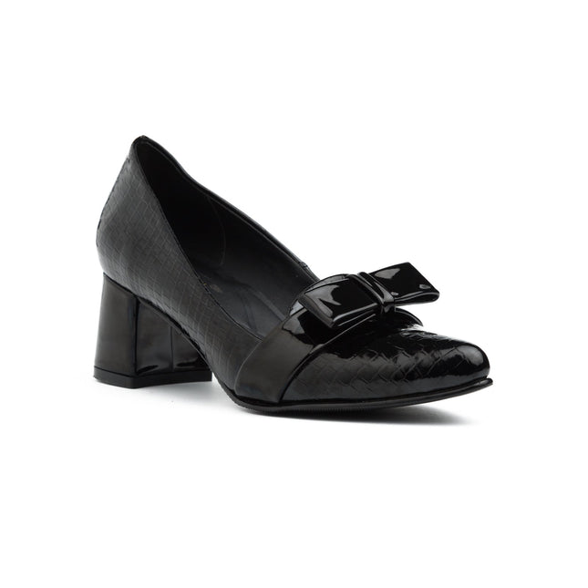 Stilettos Rodas - Negro Charol - Tienda Nébula