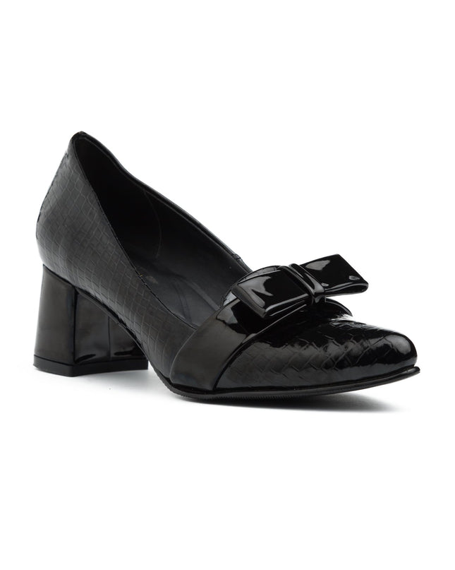 Stilettos Rodas - Negro Charol - Tienda Nébula