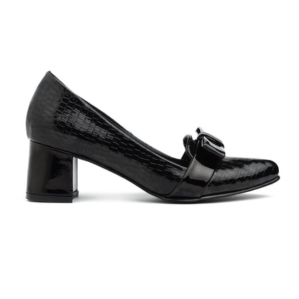 Stilettos Rodas - Negro Charol - Tienda Nébula