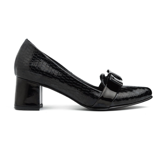 Stilettos Rodas - Negro Charol - Tienda Nébula
