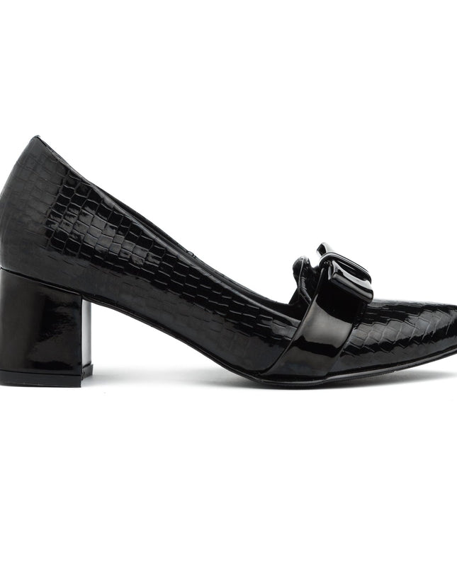 Stilettos Rodas - Negro Charol - Tienda Nébula
