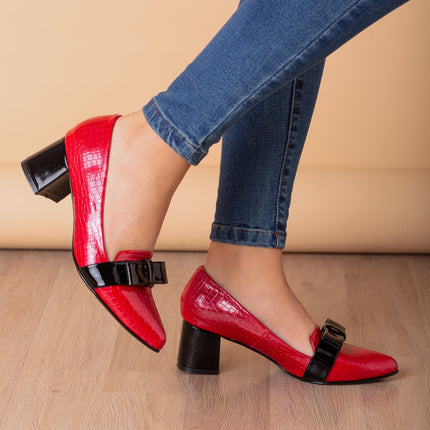 Stilettos Rodas - Rojo Charol - Tienda Nébula