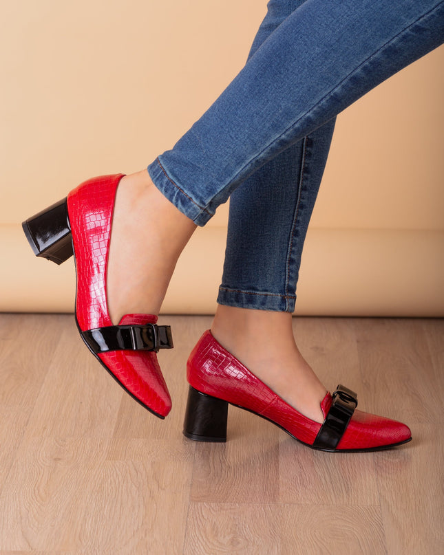 Stilettos Rodas - Rojo Charol - Tienda Nébula