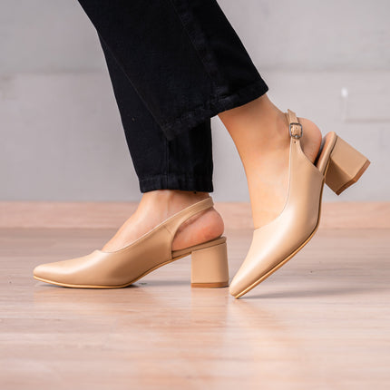 Stilettos Vazembia - Beige - Tienda Nébula
