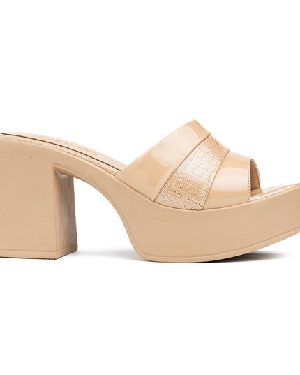 Stilettos Yeshuat - Beige Charol - Tienda Nébula