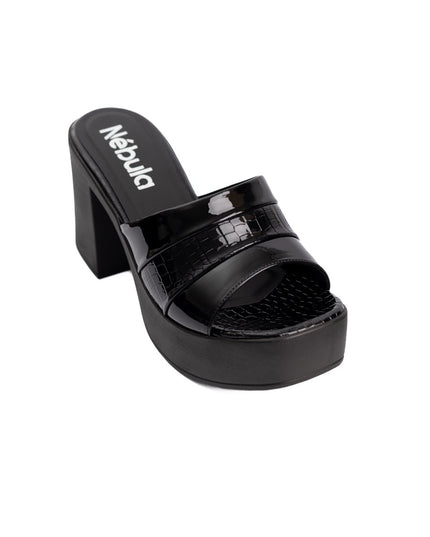 Stilettos Yeshuat - Negro Charol - Tienda Nébula