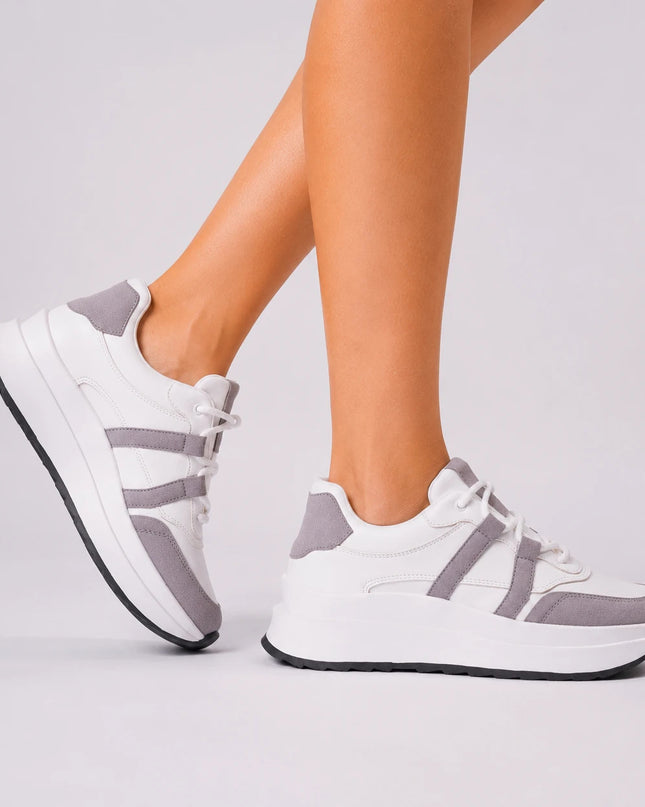 Zapatillas Urbanas Mujer Thani - Plomo