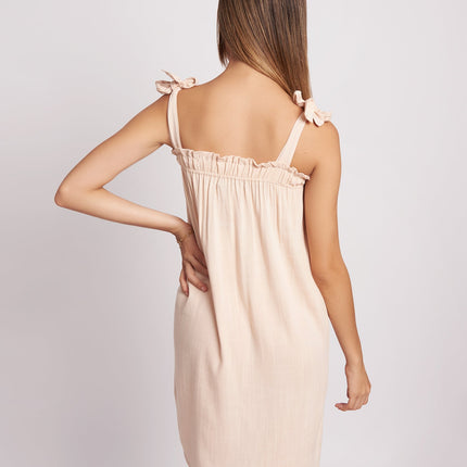 Vestido Elaya - Hueso - Tienda Nébula