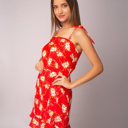 Vestido Florita - Rojo - Tienda Nébula