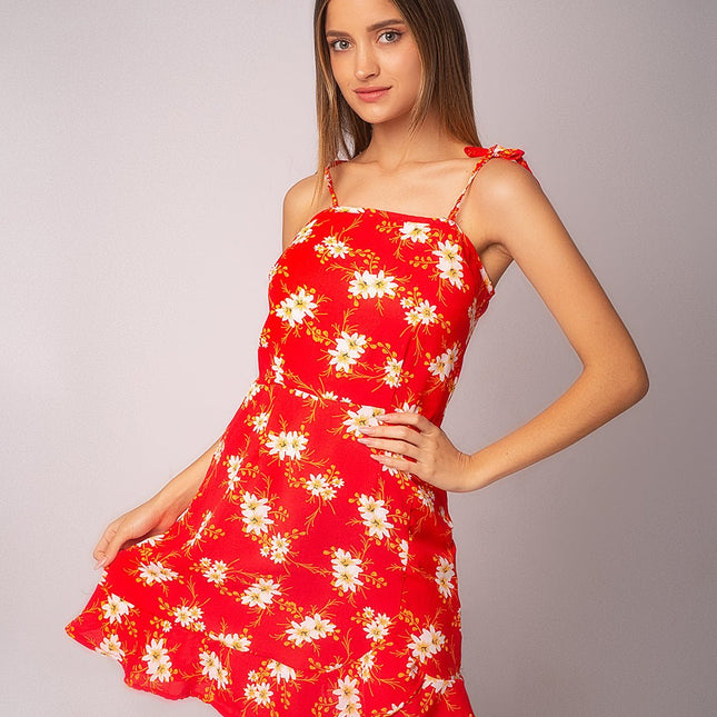Vestido Florita - Rojo - Tienda Nébula