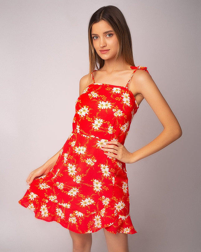 Vestido Florita - Rojo - Tienda Nébula