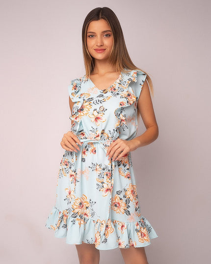 Vestido Irene - Celeste - Tienda Nébula