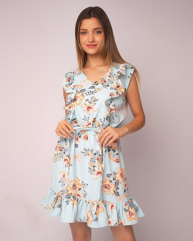 Vestido Irene - Celeste - Tienda Nébula