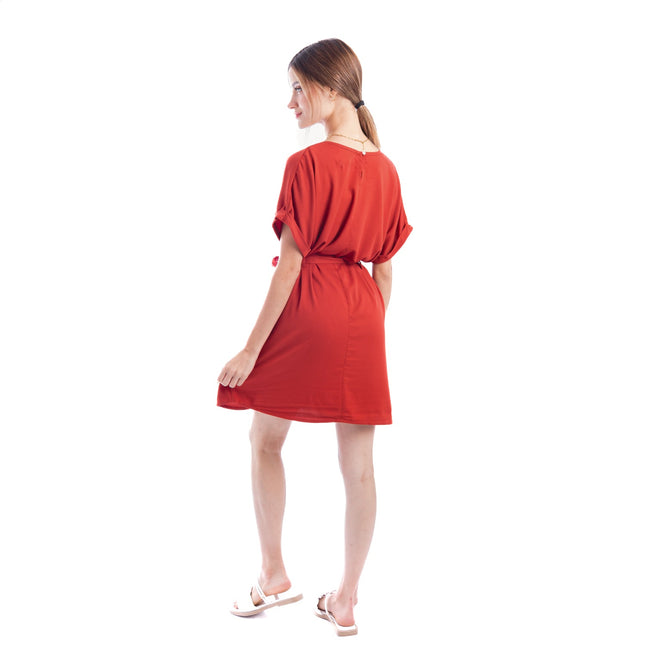 Vestido Izell - Ladrillo - Tienda Nébula