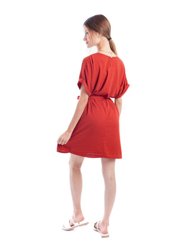 Vestido Izell - Ladrillo - Tienda Nébula