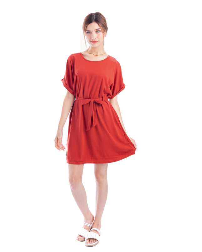 Vestido Izell - Ladrillo - Tienda Nébula