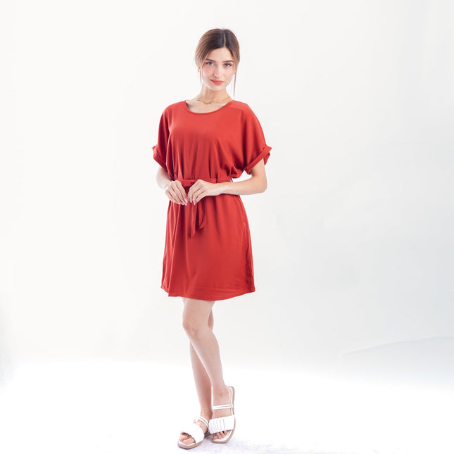 Vestido Izell - Ladrillo - Tienda Nébula