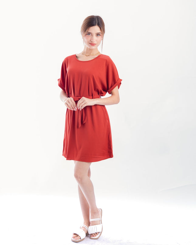 Vestido Izell - Ladrillo - Tienda Nébula