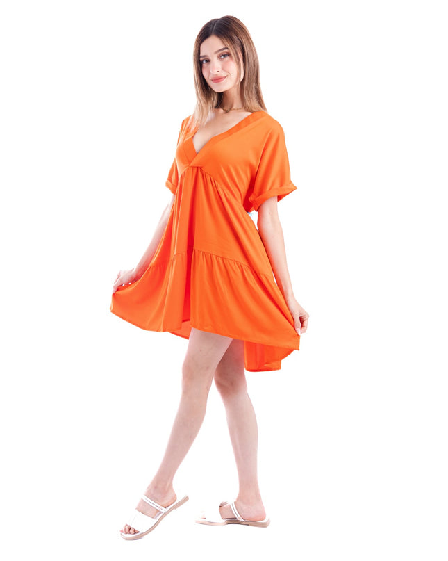 Vestido Xiamy - Anaranjado - Tienda Nébula