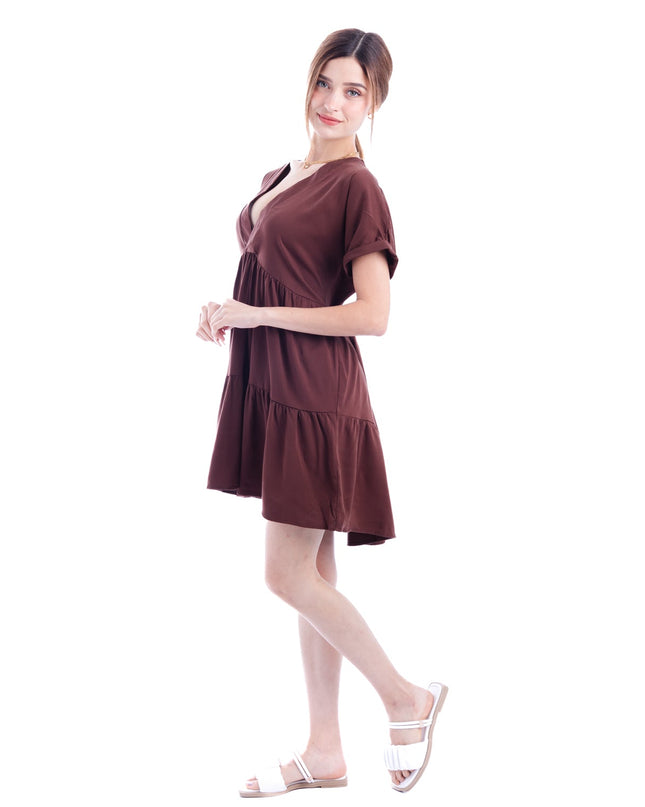 Vestido Xiamy - Marrón - Tienda Nébula