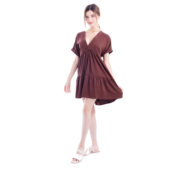 Vestido Xiamy - Marrón - Tienda Nébula