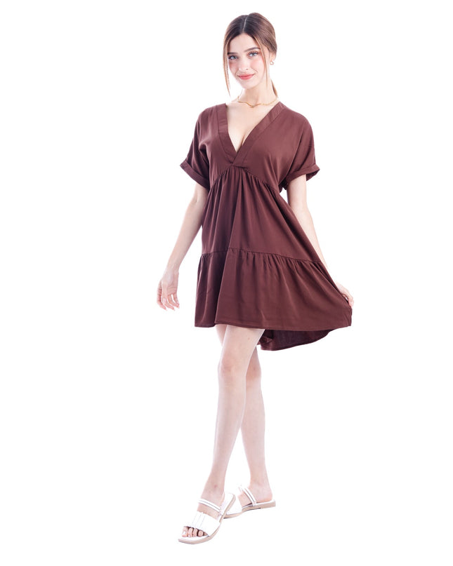 Vestido Xiamy - Marrón - Tienda Nébula