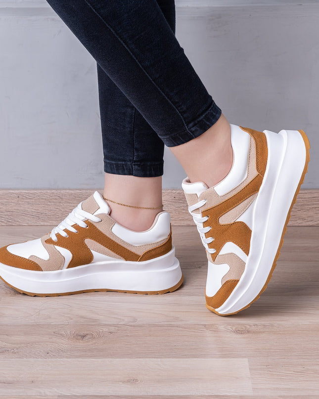 Zapatilla Amberes - Camel - Tienda Nébula