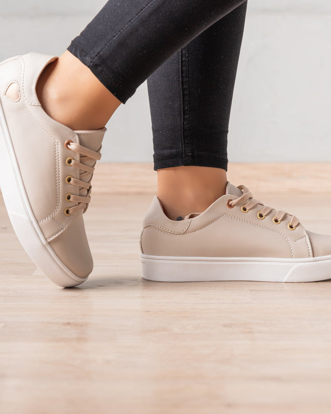 Zapatilla Arezzo - Nude - Tienda Nébula