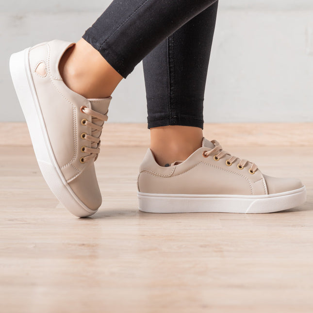 Zapatilla Arezzo - Nude - Tienda Nébula