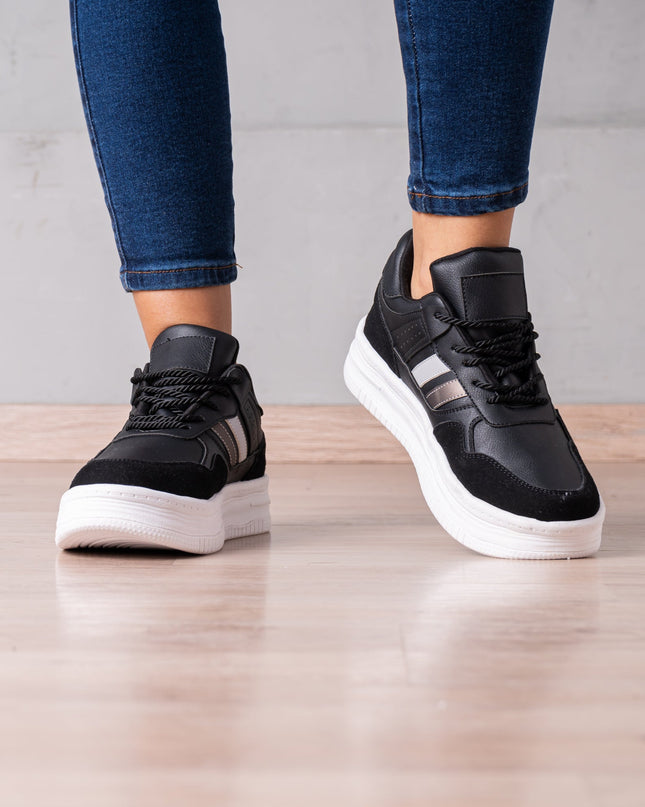 Zapatilla Bampox - Negro - Tienda Nébula