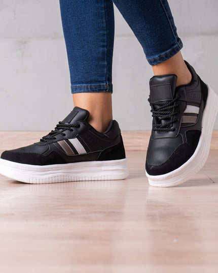Zapatilla Bampox - Negro - Tienda Nébula