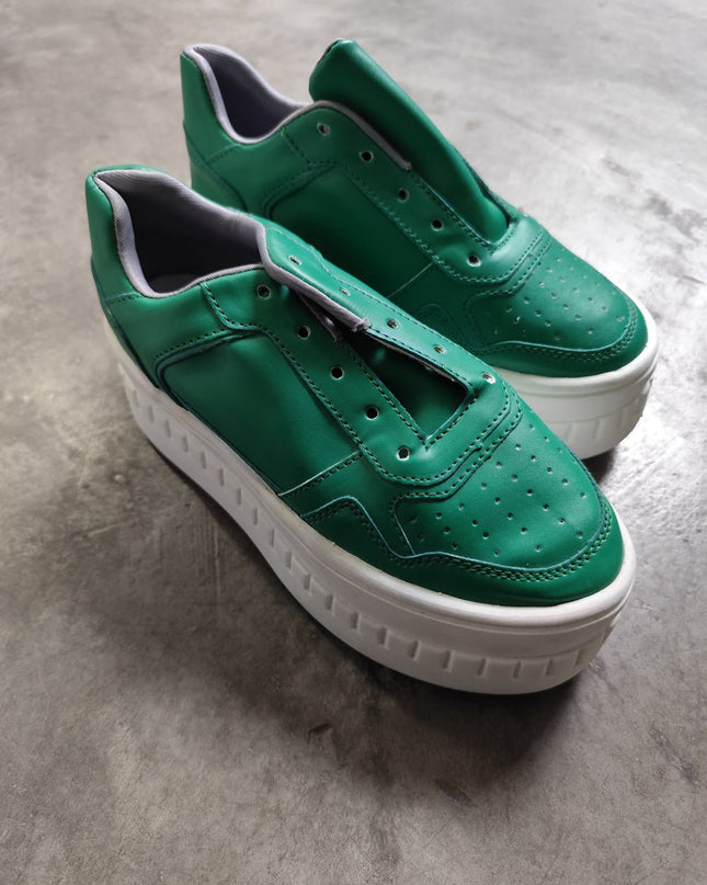 Zapatilla Benetton - Verde (Yayita) - Tienda Nébula