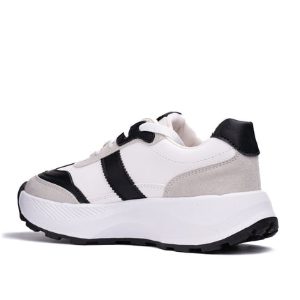 Zapatilla Berzobit - Blanco Negro - Tienda Nébula